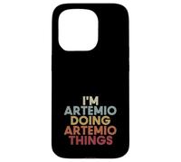 Artemio Name Artemio Personalized Name First Given Case for iPhone 15 Pro