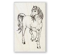 Artemio PEF2082 Wooden Stamp, Beige, 4.5 x 2.5 x 7 cm