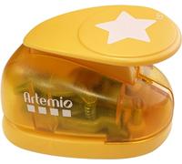 Artemio Scrap Paper Punch Star, Plastic, orange, 9.6 x 6.5 x 16 cm
