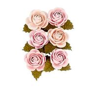 Artemio Secret Garden Paper Rose - 3.5" Dusky Pink - 6 pcs