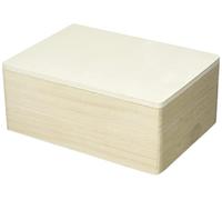 Artemio Set of 2 Rectangular Boxes, Wood, beige, 22 x 9 x 16 cm,14002310