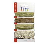Artemio Set of 4 Decorative String, Synthetic, Gold, 10 x 1 x 16.5 cm