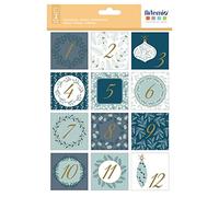 Artemio Square Stickers for Advent Calendar - Plants
