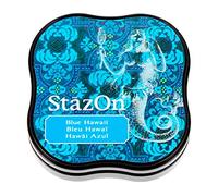 Artemio Tsukineko Artemio StazOn Midi Blue Hawaii Ink Pad, Synthetic Material, 5.8 x 5.8 x 2.1 cm