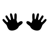 Artemio Type B Hands Wooden Stamp