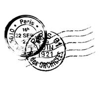 Artemio Wooden E 2 Postal Stamps