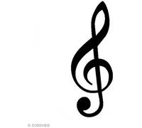 Artemio Wooden Stamp A G-Clef, M