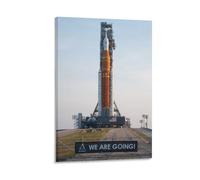 Artemis 1 on The Launchpad Space Poster Office Room Decor Cosmic Starry Sky Wall Art Posters for Wall Decoration 12x18inch(30x45cm)