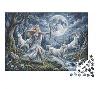 Artemis 1000 Piece Jigsaw Puzzle,Adults & Kids 14+,Home Wall Decor,Whimsical Challenge Goddess of The Hunt,Educational Toy,Premium Cardboard,Great Gifts,Stress Relief 38x26cm