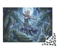 Artemis 1000 Piece Wooden Jigsaw Puzzle,Adults & Kids 14+,Whimsical Challenge,Stress Relief Greek Mythology,Educational Toy,Home Wall Decor,Gift Idea,Wood (75x50cm)