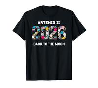 Artemis 2 Back to The Moon 2026 Future Astronaut Kids Space T-Shirt