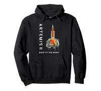 Artemis 2 Back To The Moon And Beyond Vintage Men Women Pullover Hoodie