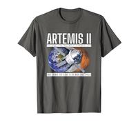 Artemis-2 Commemorative T-Shirt, Men, Asphalt Grey, XX-Large