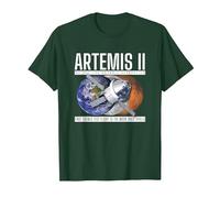 Artemis-2 Commemorative T-Shirt, Men, Dark Green, 3X-Large