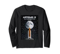 Artemis 2 Flight to the Moon and Back April 2026 Long Sleeve T-Shirt