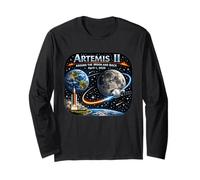 Artemis 2 Journey Around the Moon and Back 2026 Long Sleeve T-Shirt