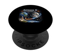 Artemis 2 Journey Around the Moon and Back 2026 PopSockets Adhesive PopGrip