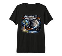 Artemis 2 Journey Around the Moon and Back 2026 Premium T-Shirt