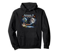 Artemis 2 Journey Around the Moon and Back 2026 Pullover Hoodie