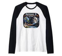 Artemis 2 Journey Around the Moon and Back 2026 Raglan Baseball Tee