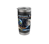 Artemis 2 Journey Around the Moon and Back 2026 Stainless Steel Insulated Tumbler