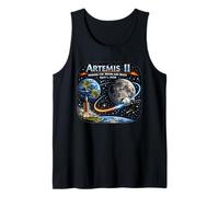 Artemis 2 Journey Around the Moon and Back 2026 Tank Top
