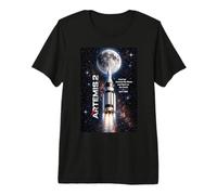 Artemis 2 Journey Around the Moon Premium T-Shirt