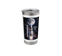 Artemis 2 Journey Around the Moon Stainless Steel Insulated Tumbler