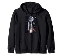 Artemis 2 Journey Around the Moon Zip Hoodie