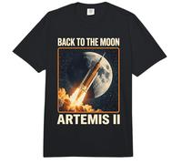 Artemis 2 Launch Back to the Moon Rocket Comfort Colors Adult Heavyweight T-Shirt