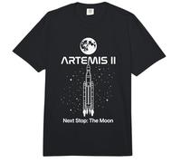 Artemis 2 Launch Moon Rocket Comfort Colors Adult Heavyweight T-Shirt