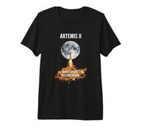 Artemis 2 Launch Moon Rocket Premium T-Shirt