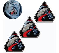 Artemis 2 Patch, 2 Inch Artemis II Mission Embroidered Hook Patch, Artemis 2 Mission Emblem for Caps, Jackets, Artemis II Patch for Space Enthusiasts (3 pcs)