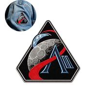 Artemis 2 Patch, 2 Inch Artemis II Mission Embroidered Hook Patch, Artemis 2 Mission Emblem for Caps, Jackets, Artemis II Patch for Space Enthusiasts (1 pcs)