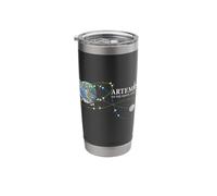 Artemis 2 Route Map SLS Rocket 2024 to The Moon and Beyond Stainless Steel Insulated Tumbler