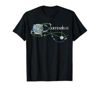Artemis 2 Route Map SLS Rocket Launch Mission To The Moon T-Shirt