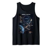 Artemis 2 Route Map SLS Rocket Launch Mission to The Moon Tank Top