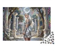 Artemis 500 Piece Wooden Jigsaw Puzzle,Wood,Impossible Challenge,Educational Toy Goddess of The Hunt,Gift Idea,Stress Relief,Home Wall Decor,Adults & Kids 14+ (52x38cm)
