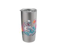 Artemis Astronaut Disc Jockey Spaceman Dj Space Artemis Stainless Steel Insulated Tumbler