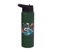 Artemis Astronaut Disc Jockey Spaceman Dj Space Artemis Stainless Steel Insulated Water Bottle