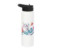 Artemis Astronaut Disc Jockey Spaceman Dj Space Artemis Stainless Steel Insulated Water Bottle