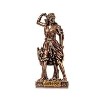 Artemis Diana Greek Goddess of Nature Miniature Cold Cast Bronze Statue Figurine 3.42"