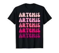 Artemis First Name Minimalist Design Value Graphic T-Shirt, Men, Black, M