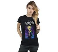Artemis Fowl Book Cover Cotton T-Shirt Disney Black M