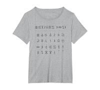 Artemis Fowl Fairy Alphabet T-Shirt, Women's Plus, Heather Grey, 5X