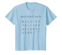 Artemis Fowl Fairy Alphabet T-Shirt, Youth, Baby Blue, Medium