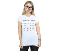 Artemis Fowl Gnommish Alphabet Cotton T-Shirt Disney White S