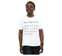 Artemis Fowl Gnommish Alphabet T-Shirt Disney White 7-8 Years