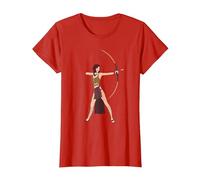 Artemis Goddess of Hunting Greek Mythology Ancient Hunter T-Shirt, Women, Red, 3X-Large