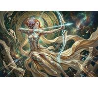Artemis Goddess of The Hunt 1000 Piece Jigsaw Puzzle,Impossible Challenge,Educational Toy,Premium Cardboard,Adults & Kids 14+,Home Wall Decor,Gift Idea,Stress Relief 70x50cm